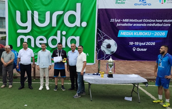 Qusarda "Media Kuboku-2026" minifutbol turnirinin qalibi müəyyənləşdi