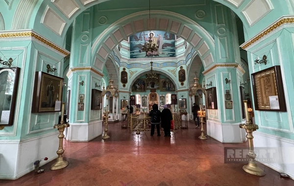 Gəncədə pravoslavlar Pasxa bayramını qeyd edir