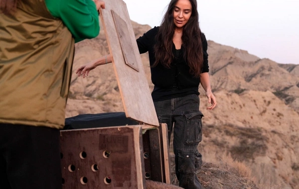 Leyla Əliyeva və Arzu Əliyeva Qaxda Axar-Baxar Milli Parkının açılış mərasimində iştirak ediblər Leyla Əliyeva və Arzu Əliyeva Qaxda Axar-Baxar Milli Parkının açılış mərasimində iştirak ediblər