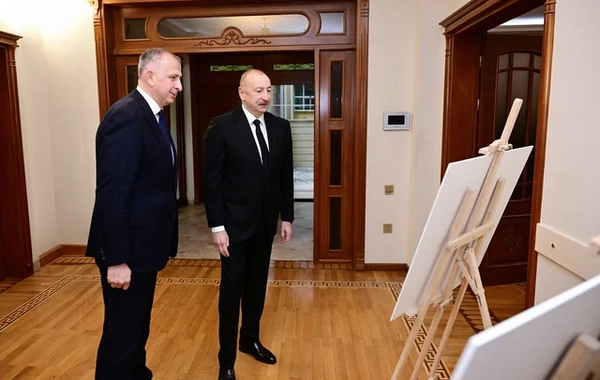 Президент Ильхам Алиев посетил посольство Грузии в Азербайджане и выразил соболезнования