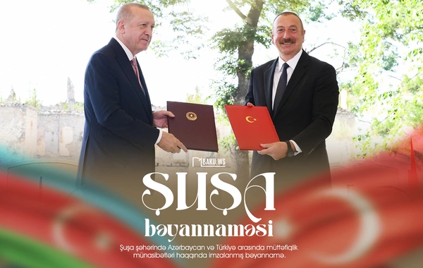 Azərbaycan və Türkiyə arasında imzalanmış Şuşa Bəyannaməsindən 4 il ötür