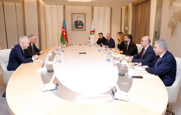 SOCAR-ın prezidenti Saipem S.p.A. şirkətinin baş icraçı direktoru ilə görüşüb