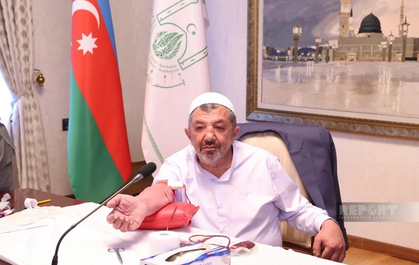 Dini konfessiyaların rəhbərləri Aşura günü ilə bağlı qanvermə aksiyasında iştirak ediblər