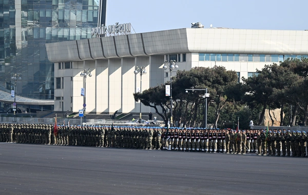 Vətən müharibəsində Qələbənin beşinci ildönümünə həsr olunmuş Hərbi parad keçirilib