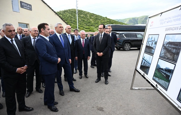 Xocalıda "Qoç Ət"in heyvandarlıq kompleksi ilə tanışlıq olub