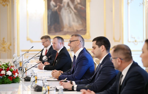 Состоялись встречи Президента Азербайджана с председателем Нацсовета Словакии