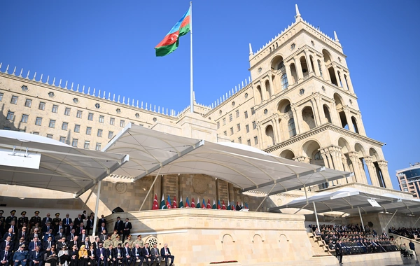 Vətən müharibəsində Qələbənin beşinci ildönümünə həsr olunmuş Hərbi parad keçirilib