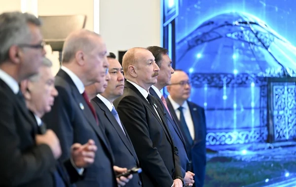 İlham Əliyev Türk Sivilizasiyası Mərkəzinin təməlqoyma mərasimində iştirak edib