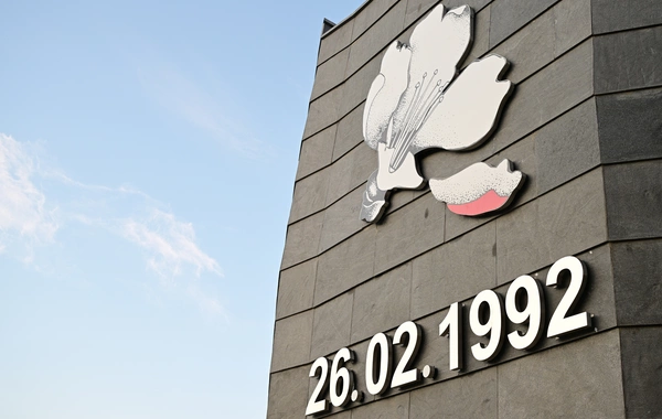 Prezident İlham Əliyev Xocalı Soyqırımı Memorialının açılışında iştirak edib