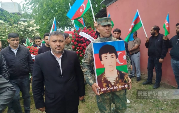 Füzulidə I Qarabağ müharibəsinin itkin-şəhidi Rafiq Cəfərovla vida mərasimi keçirilib