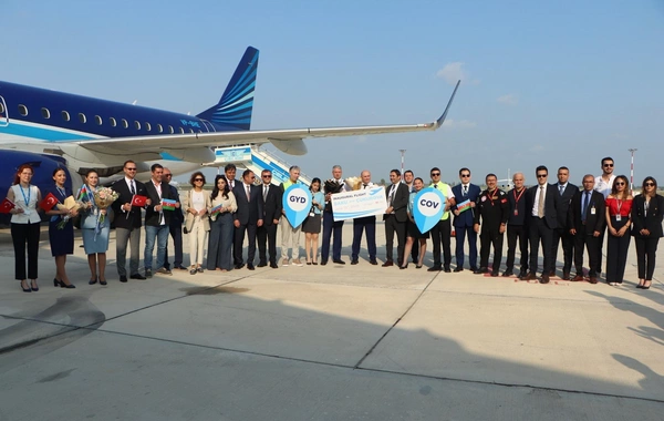 AZAL выполнил первый рейс в турецкий Международный аэропорт Чукурова