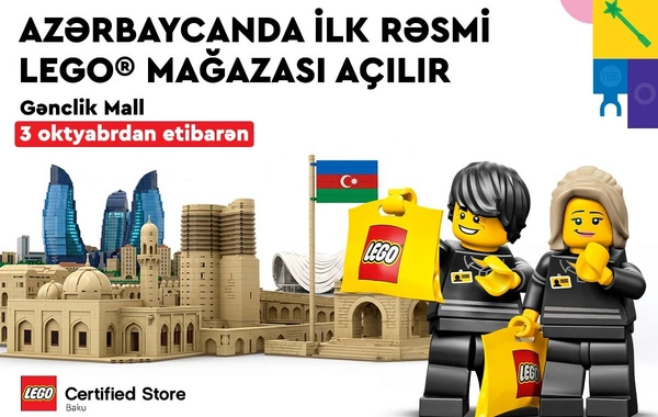 Azərbaycanda ilk LEGO® Certified Store TORGROUP Global tərəfdaşlığı ilə açılır