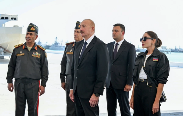 Prezident İlham Əliyev Hərbi Dəniz Qüvvələrində olub