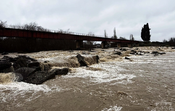 Lənkərançayda suyun səviyyəsi artıb - qabaqlayıcı tədbirlər görülür