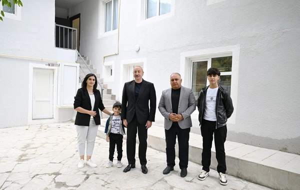 Prezident Xocalı rayonunun Şuşakənd kəndində olub