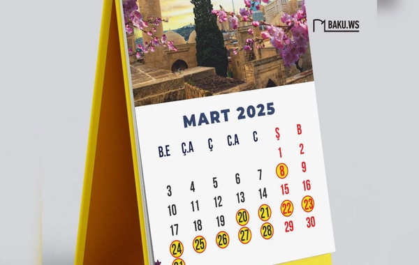 Martda 18 gün iş olmayacaq - TARİXLƏR
