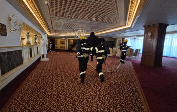 FHN Şamaxıda mehmanxanada təlim keçirib