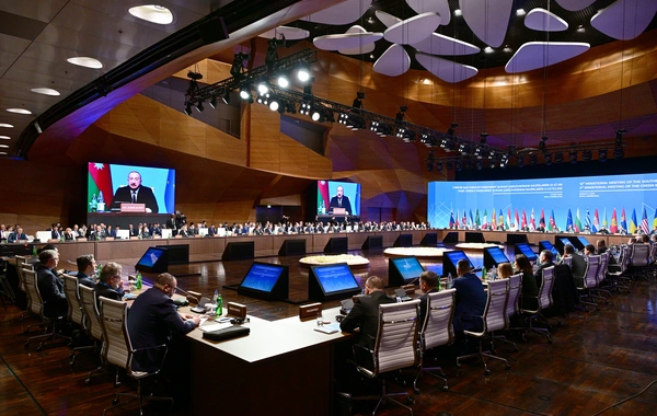 Президент Ильхам Алиев принимает участие в 12-м заседании Консультативного совета ЮГК