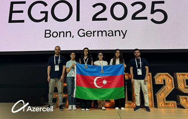 Azercell-in dəstəklədiyi milli komanda Avropa Qızlar İnformatika Olimpiadasında uğur qazanıb