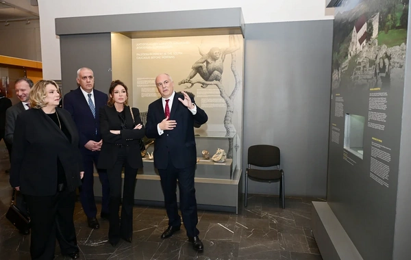 Mehriban Əliyeva Tbilisidə Gürcüstan Milli Muzeyində olub