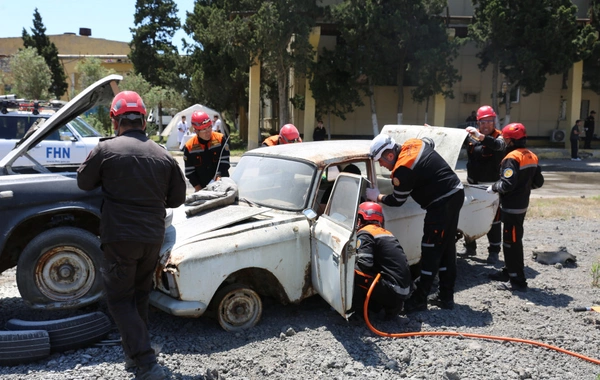 FHN-in Bakı Regional Mərkəzi kompleks mülki müdafiə təlimi təşkil edib