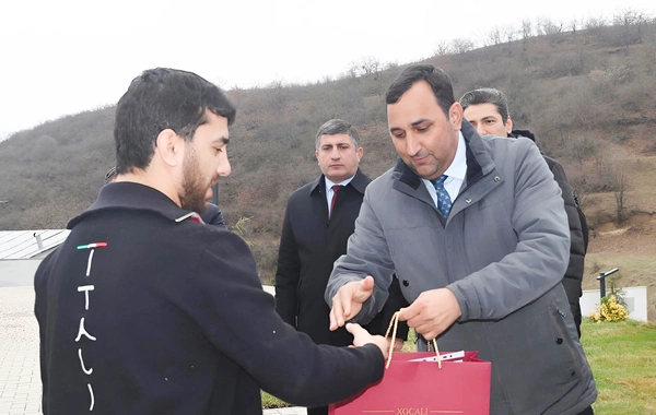 Növbəti köç karvanı Xanabad kəndinə çatıb, mənzillərin açarları təqdim olunub