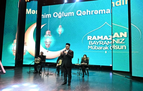 Leyla Əliyeva şəhid ailələri ilə birlikdə iftar süfrəsində iştirak edib