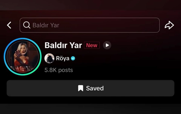 "Baldır Yar" 1 milyon izlənildi - Röyadan yeni rekord