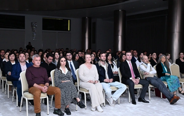 Leyla Əliyeva Hirkan sənədli filminin təqdimatında iştirak edib