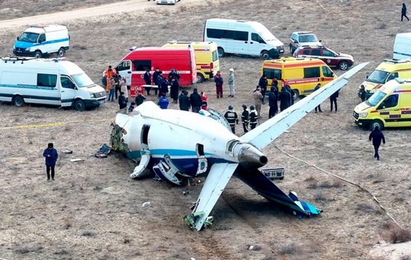 Qazaxıstan AZAL təyyarəsinin aviaqəzası ilə bağlı istintaqın başa çatma müddəti barədə məlumat yayıb