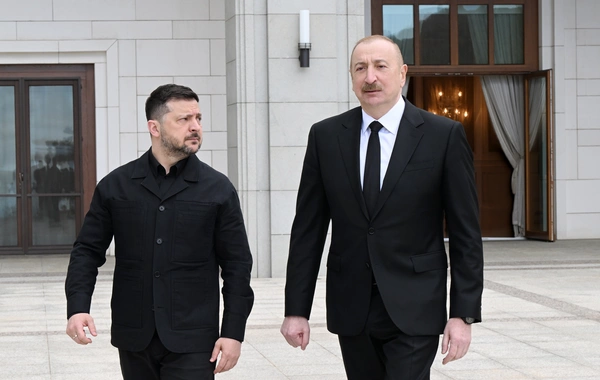 Azərbaycan və Ukrayna prezidentləri mətbuata bəyanatlarla çıxış ediblər