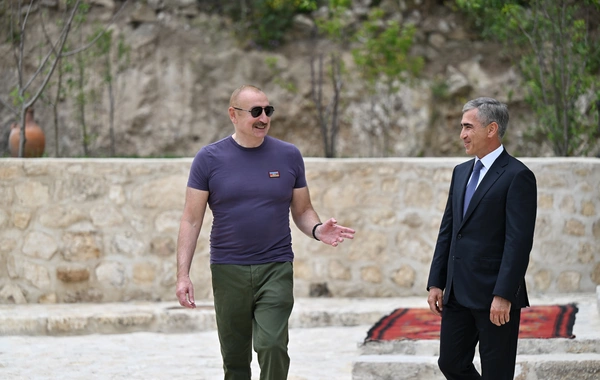 Prezident İlham Əliyev Şuşada "Yasəmən" hotelinin yeni korpusları ilə tanış olub