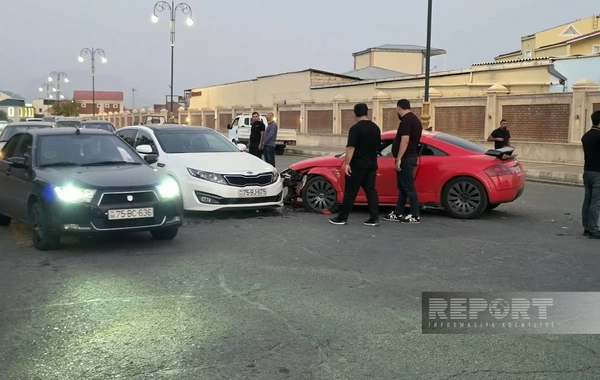 Naxçıvanda zəncirvari yol qəzası olub, xəsarət alanlar var