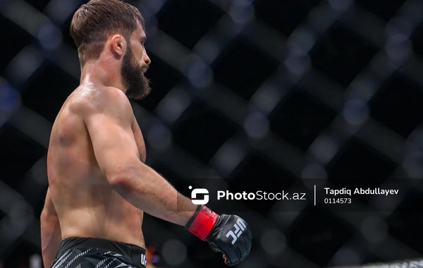 UFC Fight Night Baku: Nazim Sadıxov ilk raundda nokaut oldu