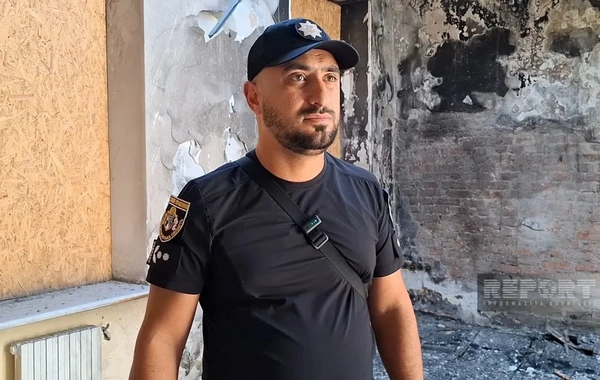 Pavloqradın azərbaycanlı polis rəisinin iş otağı dronla vurulub