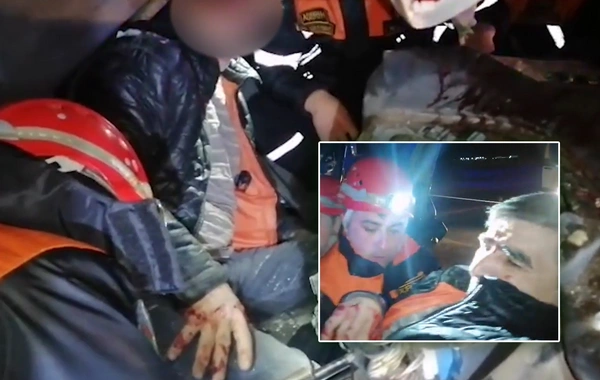 Bakı-Qazax yolunda ağır qəza - Xilasedilmə GÖRÜNTÜLƏRİ