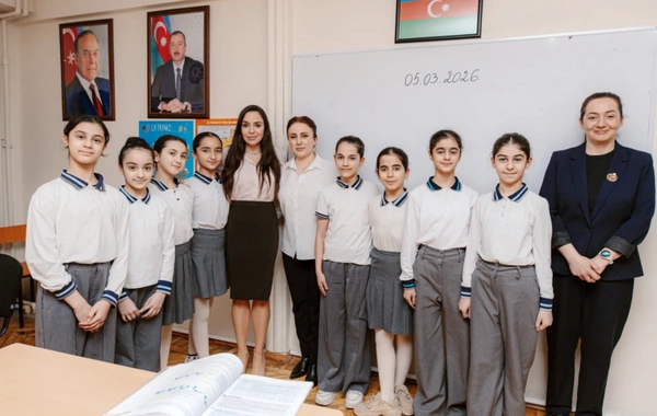 Leyla Əliyeva Bakı Xoreoqrafiya Akademiyasının qonağı olub