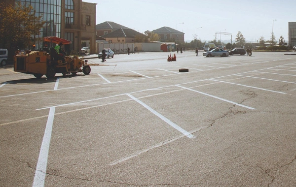 Sumqayıtın bu ərazisində yeni parklanma yerləri yaradılıb