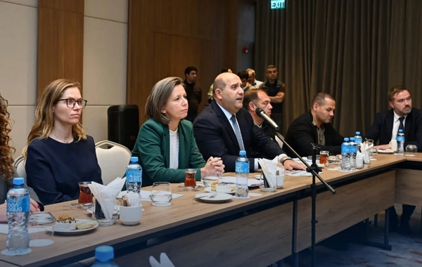 Aİ Şurasının nümayəndə heyətinə Ağdamda aparılan quruculuq barədə məlumat verilib