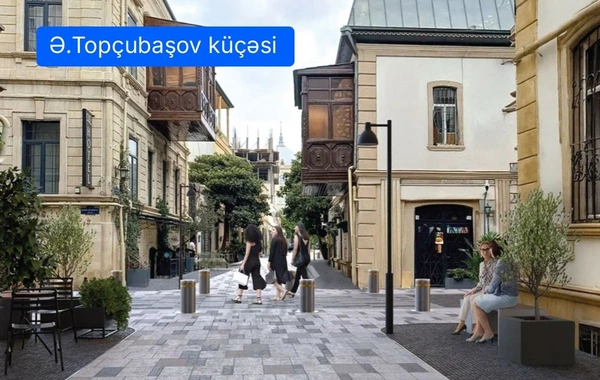 Bakının mərkəzində daha 5 küçə piyadalaşdırılır