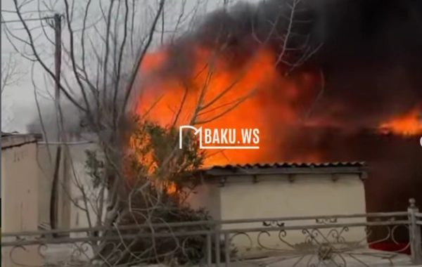 Bakıda yanğın başlayıb