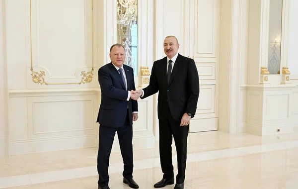 İlham Əliyev Beynəlxalq Cüdo Federasiyasının prezidentini qəbul edib