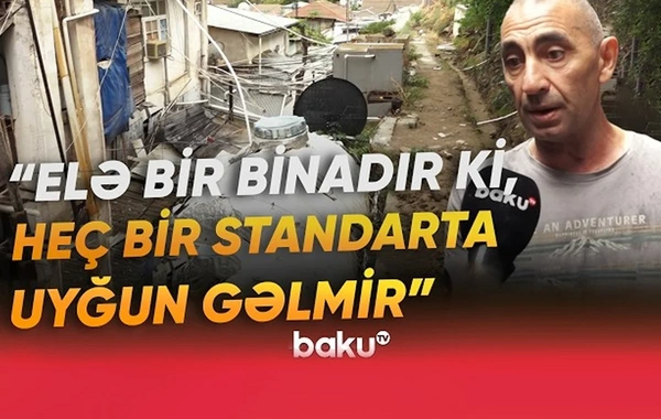 Kanalizasiya problemi sürüşməyə səbəb oldu? - Səbaildə nə baş verir?