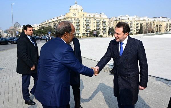 The President of Somalia visited Victory Park in Baku