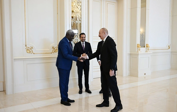 İlham Əliyev "Zayed İnsan Qardaşlığı Mükafatı" ilə bağlı nümayəndə heyətini qəbul edib