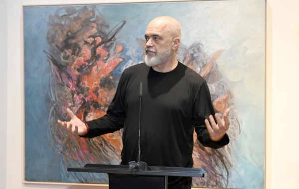 Leyla və Arzu Əliyevalar Tiranada MAMA "Ana təbiət" beynəlxalq incəsənət sərgisinin açılışına qatılıblar