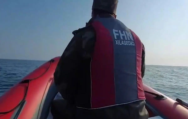 FHN-in helikopteri və gəmiləri Xəzərdə axtarış edir