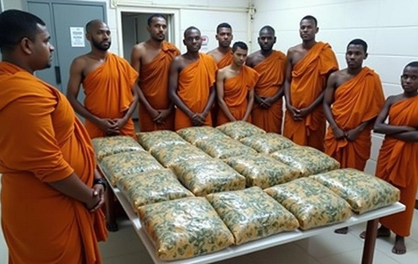 Bu ölkədə 22 buddist rahib 112 kq narkotiklə saxlanılıb