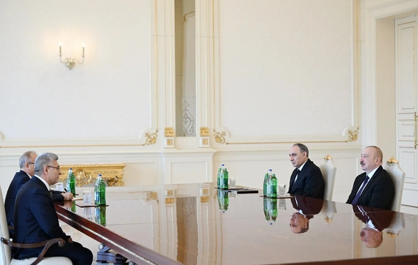 İlham Əliyev Türkiyə Ali Məhkəməsinin Baş prokurorunu qəbul edib