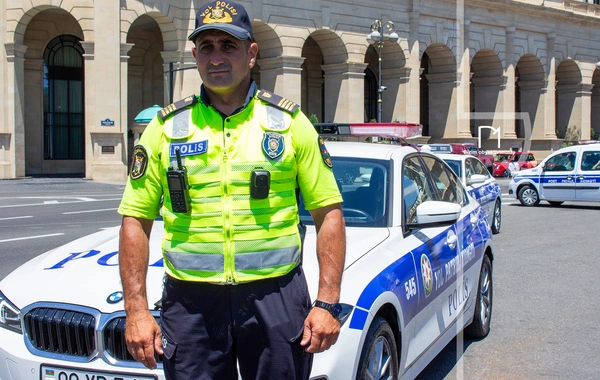Polis Günündə də post başında – Bakının küçələrindən diqqətçəkən FOTOLAR